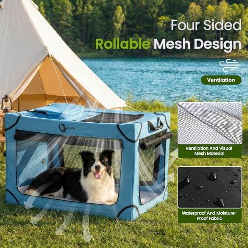 Portable Collapsible Soft Dog Crate - Image 2