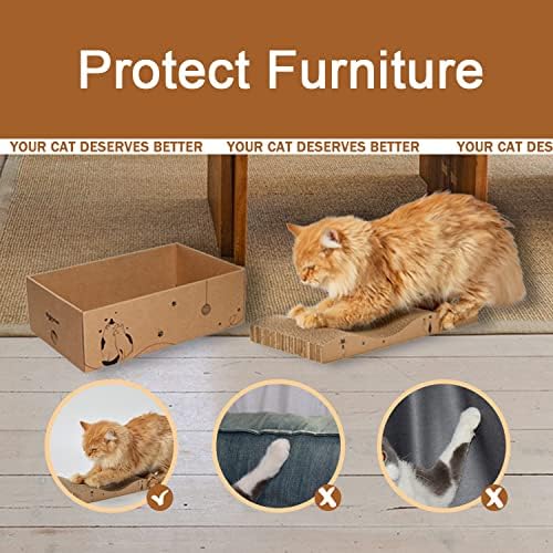 Cat Scratcher Cardboard Scratch Pad - Image 2