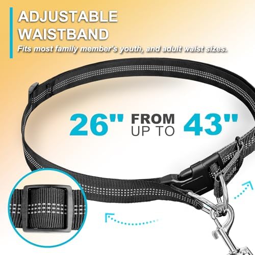 Laqibak Hands Free Dog Leash, Adjustable Waist Leash - Image 2
