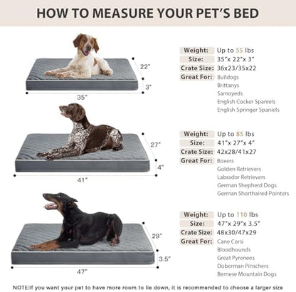 WNPETHOME Orthopedic Waterproof XL Dog Bed - Image 4