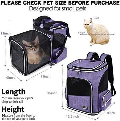 BAGLHER Expandable Pet Carrier Backpack，Pet Backpack - Image 6