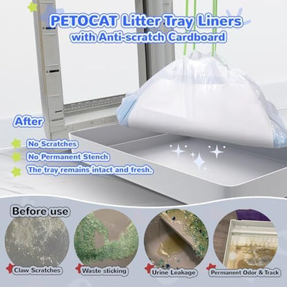Cat Litter Liners with Anti-scratch Cardboard - Image 3