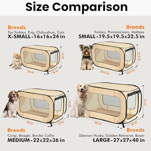 Portable Collapsible Pop Up Kennel - Image 3