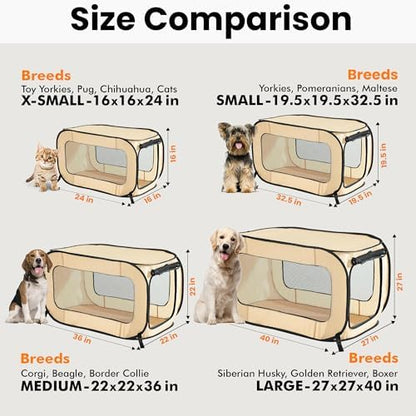 Portable Collapsible Pop Up Kennel - Image 3