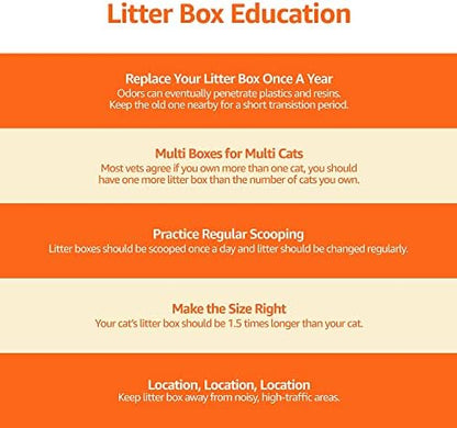 Amazon Basics Large Cat Litter Box - Image 7