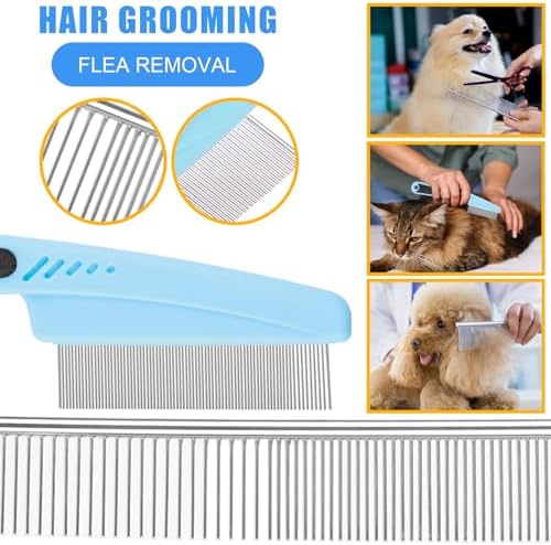 Pet Grooming Kit with Pet Shedding Slicker Brush, Bath Massage - Image 5