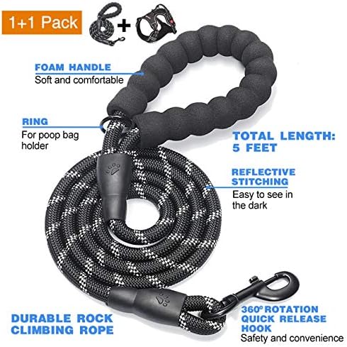 tobeDRI No Pull Dog Harness Adjustable Reflective Oxford Easy Control Medium - Image 3