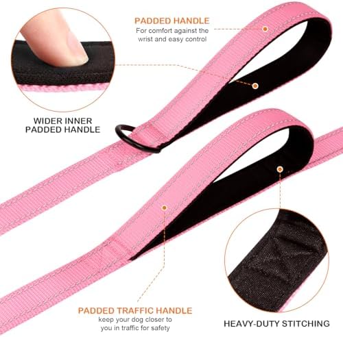 Joytale Dog Leash for Large Dogs that Pull, Double Handle - Image 2