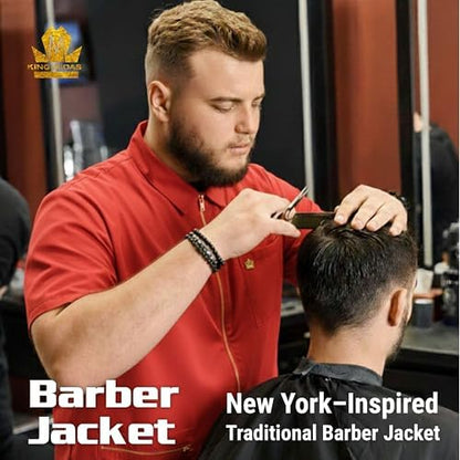 King Midas Professional Barber Jacket - Image 4