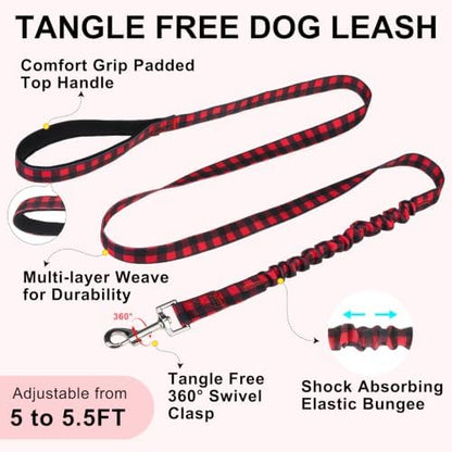 BEAUTYZOO Dog Harness Medium Sized and Leash Set, No Pull Step in Pet Vest - Image 3