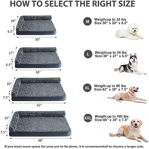 BFPETHOME Orthopedic Washable Dog Bed, Sleeping Couch - Image 5
