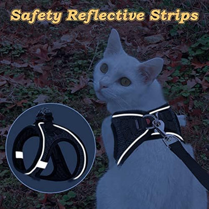 Cat Harness and Leash for Walking Escape Proof, Adjustable Kitten Vest Harness - Image 5