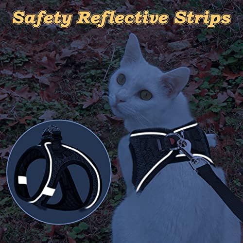 Cat Harness and Leash for Walking Escape Proof, Adjustable Kitten Vest Harness - Image 5