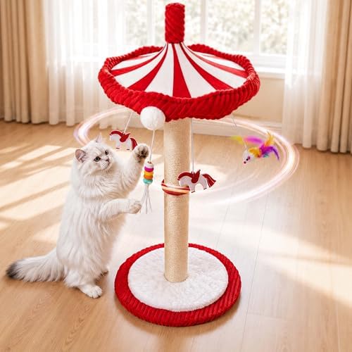 Carousel Cat Scratching Post - Image 2
