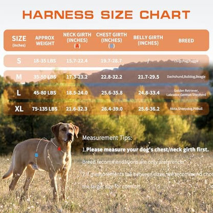 Dog Harness for Large Dogs, No Pull Tactical Vest - Image 6