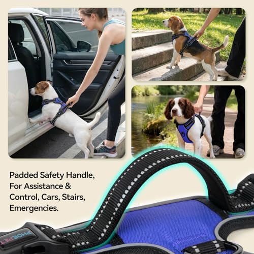 PHOEPET No Pull Dog Harnesses for Small Puppies Reflective Adjustable - Image 4