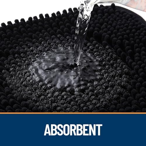 OLANLY Dog Door Mat for Muddy Paws 59x24, Super Absorbent Chenille Mud Mat - Image 3
