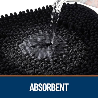 OLANLY Dog Door Mat for Muddy Paws 47x24, Super Absorbent Chenille Mud Mat - Image 3