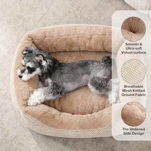 INVENHO Large Dog Bed, Washable Orthopedic Warming Soft Sleeping Durable - Image 2