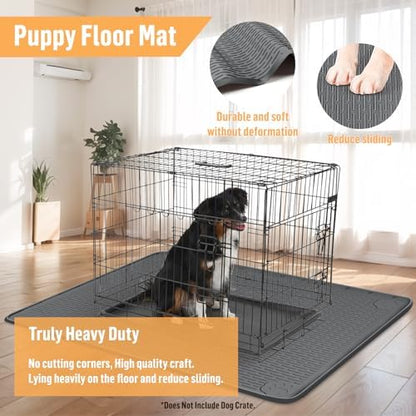 Silicone Dog Bed Mat 50"x 35" Crate Mat - Image 5