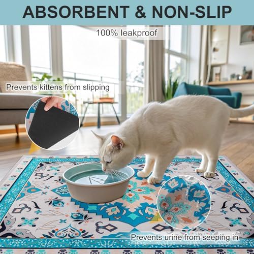 BEAUTYZOO Cat Litter Mat, Waterproof - Image 4