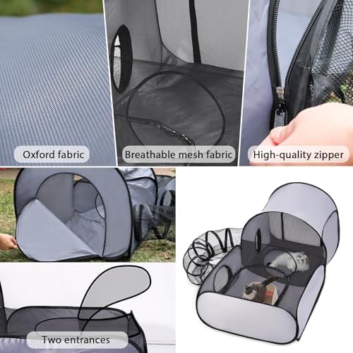 TailTastic Cat Playpen, 3-in-1 Surround Tunnel - Image 5