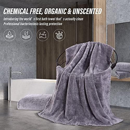 MOONQUEEN 2 Pack Premium Bath Towel Set - Image 6