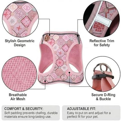 Mihqy Step in Dog Harness and Leash Set, Soft Breathable Mesh - Image 2