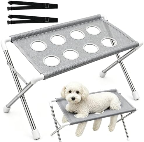 Dog Grooming Hammock, Foldable Pet Grooming Stand by Unknown