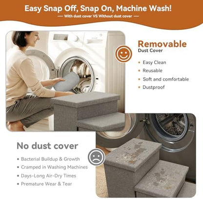 Zerbuger Dog Stairs Non-Slip Storage - Image 6