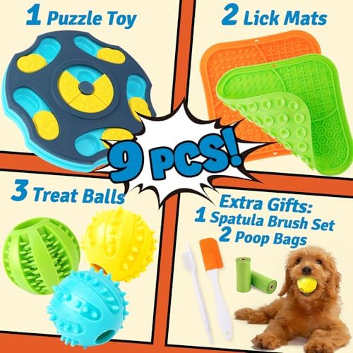 Forfon 9 Pack Dog Enrichment Toy Set - Image 2