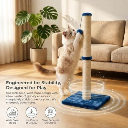 Dimaka 29" Tall Cat Scratching Post, Claw Scratcher - Image 5