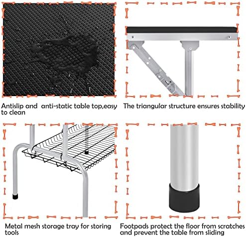 Yaheetech 45-inch Large Heavy Duty Pet Dog Grooming Table W/Adjustable Overhead - Image 4