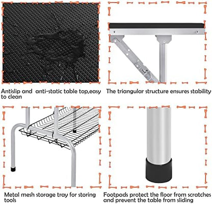 Yaheetech 45-inch Large Heavy Duty Pet Dog Grooming Table W/Adjustable Overhead - Image 4