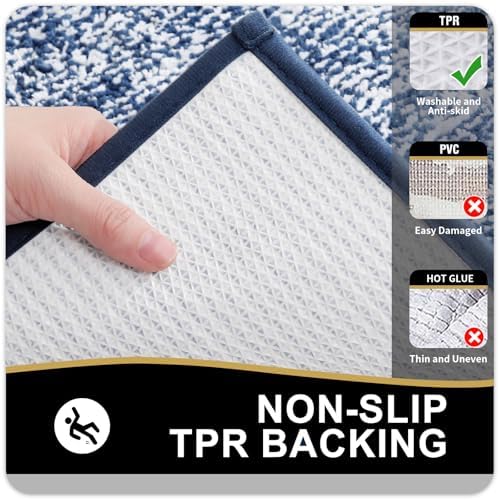 OLANLY Bathroom Rugs 36x24, Soft Absorbent Microfiber Bath Rugs - Image 6