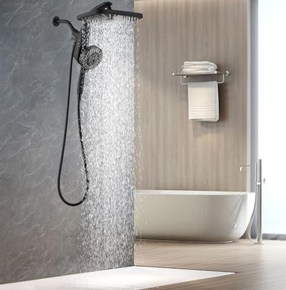 Rain Shower Head with Handheld Showerhead - Image 2
