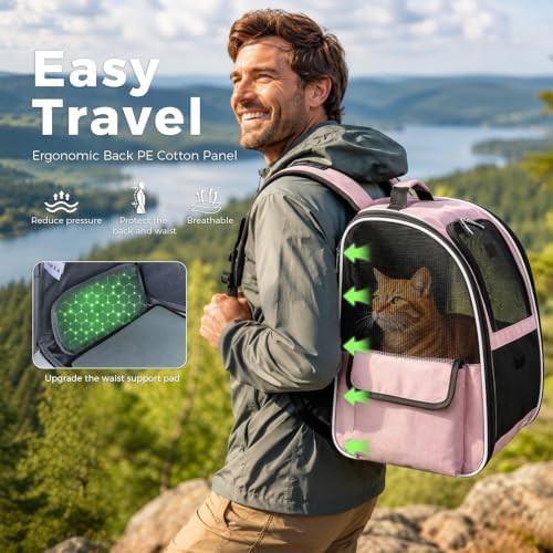 Lekereise Cat Backpack Carriers, Dog Carrier Backpacks - Image 6