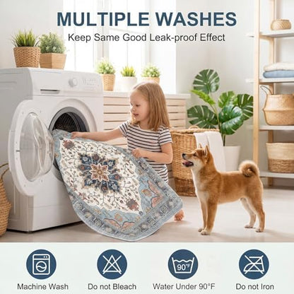 4PACK Washable Pee Pads for Dogs, Great Urine Absorbent Reusable Puppy Training - Image 5