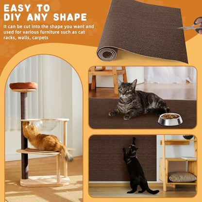 4Pack Cat Scratch Furniture Protector, Self-Adhesive - Image 3
