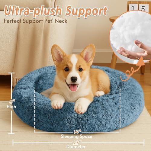 JOLLYVOGUE Calming Dog Bed for Small Dogs - Image 5