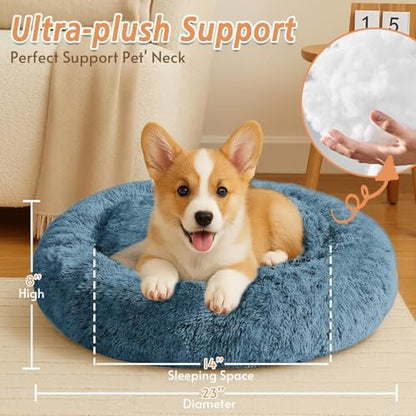 JOLLYVOGUE Calming Dog Bed for Small Dogs - Image 5
