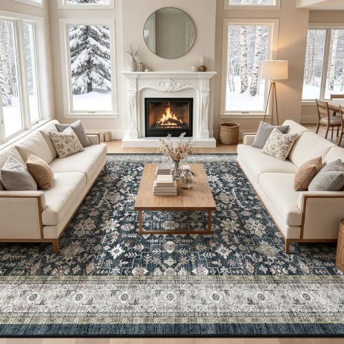 Washable 10x14 Area Rugs for LivingRoom Bedroom by WelcometoBabovid
