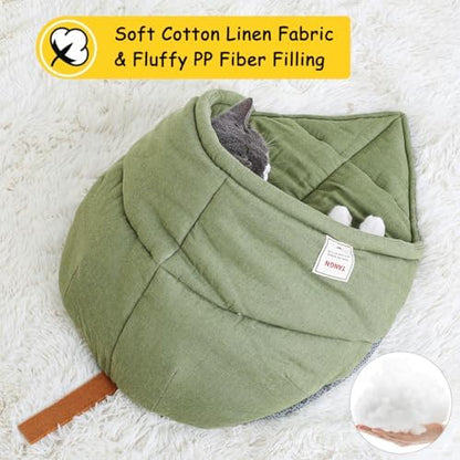 Cat Sleeping Bag Cave Bed with Non-Slip Bottom - Image 4