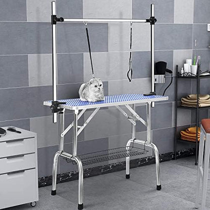 Pet Dog Grooming Table, Adjustable Large Heavy Duty Professional Foldable - Image 5