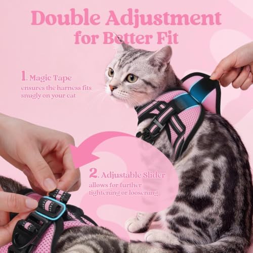 rabbitgoo Cat Harness and Leash Set, Step-in Soft Vest - Image 3