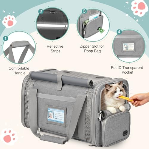 Soft Cat Carrier for Anxious Pets - Image 3
