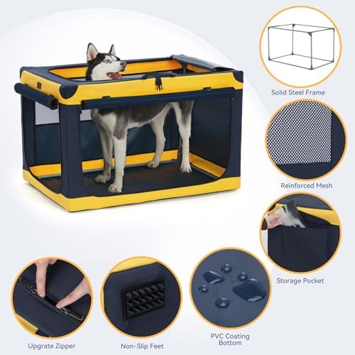 A 4 Pet 36-in Foldable Soft-Sided Dog Crate - Image 5