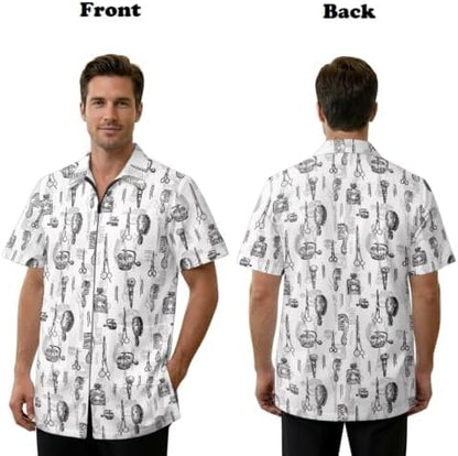 Funny Print Barber Jackets & Smocks - Image 7