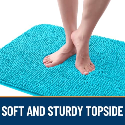OLANLY Dog Door Mat for Muddy Paws 50x30, Super Absorbent Chenille Mud Mat - Image 4