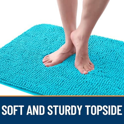 OLANLY Dog Door Mat for Muddy Paws 54x24, Super Absorbent Chenille Mud Mat - Image 4